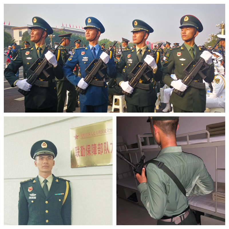 李俞燃,2013级会计学专业国防生,参加了联勤保障部队方阵,现为无锡联勤保障中心某部助理员。